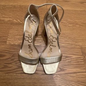 Sam Edelman gold sandals - good condition!